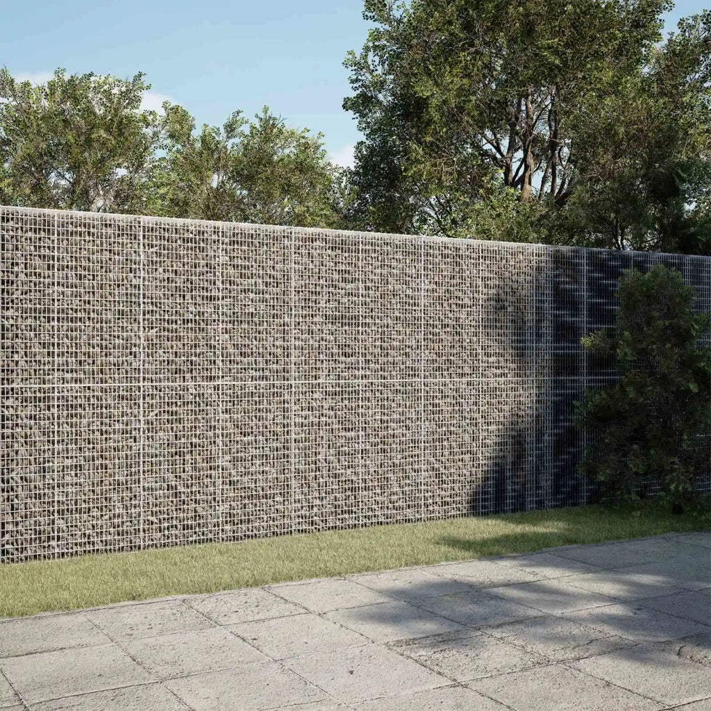 Gabione con filo da 3,5 mm e rete da 5x2,5 cm 400x100x200 cm 3462002