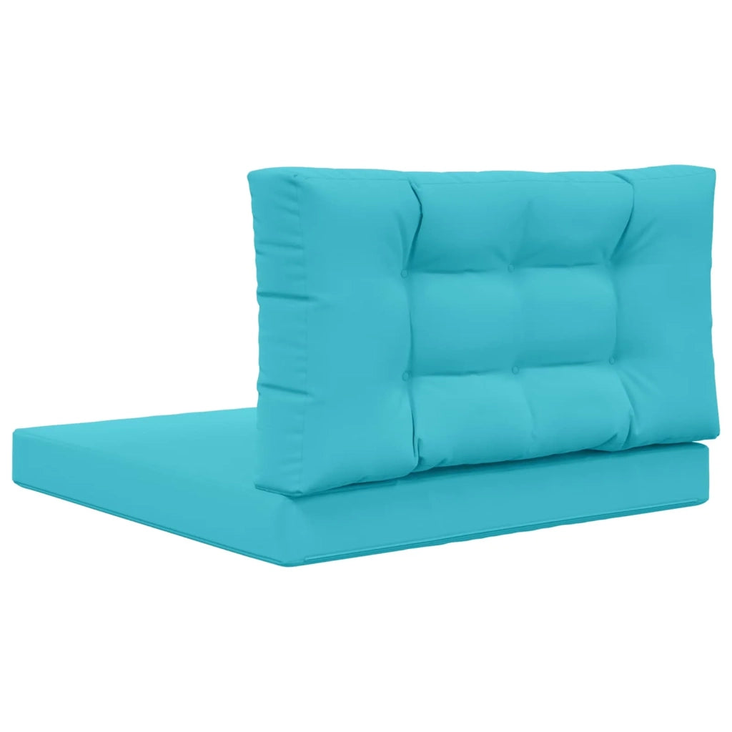Cuscino per divano da esterno 2 pcs Turchese Poliestere