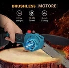 MOTOSEGA Elettrica Ricaricabile con Lama da 6” Doppia Batteria 48V Giardinaggio