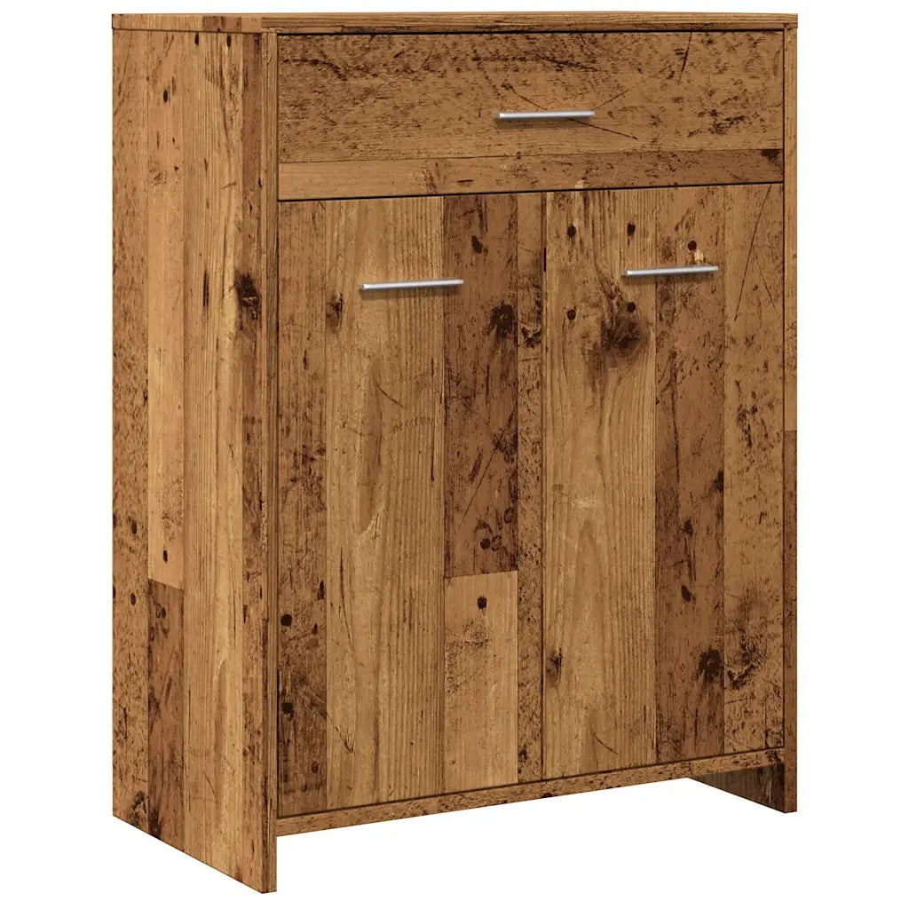 Mobile da Bagno Legno Antico 60x33x80 cm in Legno tecnico 856287