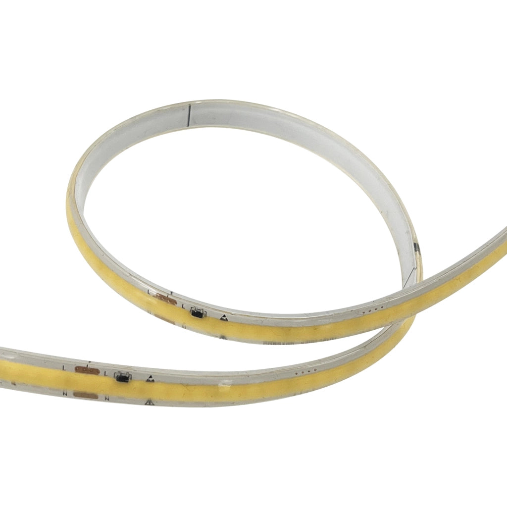 24V Striscia LED COB 11W/M Bianco Freddo 6000K 10 Metri 480 LED/M 1000LM/M CRI≥90 IP20 Tagliabile