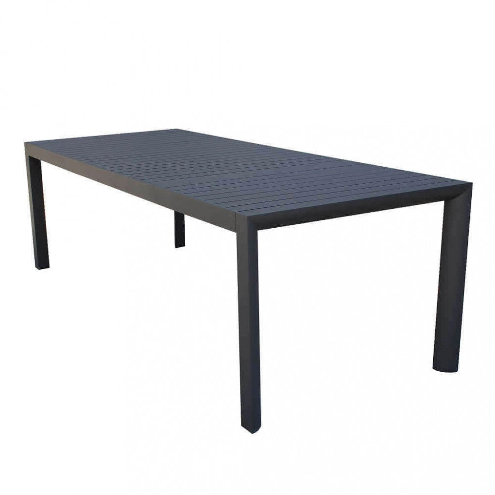 Tavolo Allungabile Houston 225/300x100x75 h cm in Alluminio Antracite