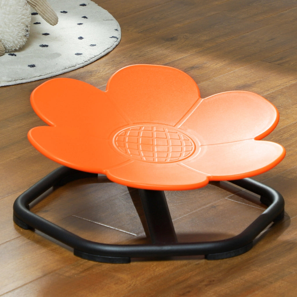Sedia girevole per bambini sensoriale ¨C zephmum ¨C plastica arancione