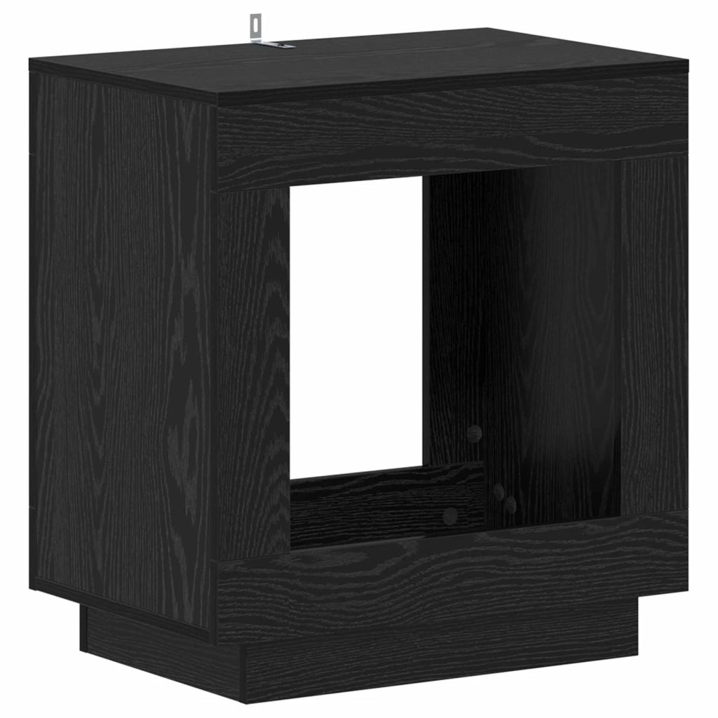 Tavolo laterale Rovere Nero 60 x 40 x 65 cm 899896