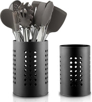 Organizzatore per accessori da cucina - Sostegno per cucchiai e cucchieri - Organizzatore per accessori da cucina - Supporto per cucchiai in legno e metallo