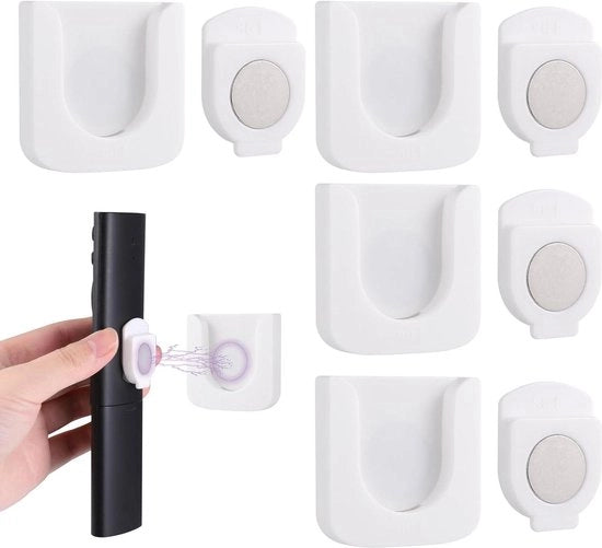 4 supporti magnetici per dispositivi da parete - Magnete forti - Organizzatore multifunzionale per parete