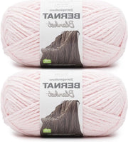 Doppio Set di Coperture per Tessere in Rosso Pastello 300g 10,5oz Poliestere - Super Voluminoso 220 Metri - Tessere e Lanciare