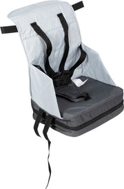 Alzabimbo pieghevole da tavola. Seggiolino da sedia con cinture di sicurezza, per la sicirezza dei tuoi bambini durante la pappa.
