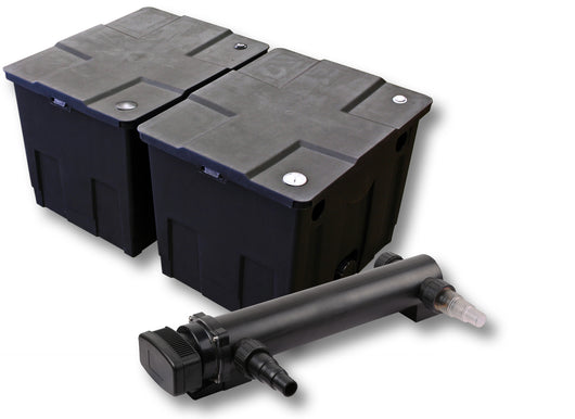 set per laghetti filtro a 2 camere 60000l chiarificatore UVC serie 3 da 36W