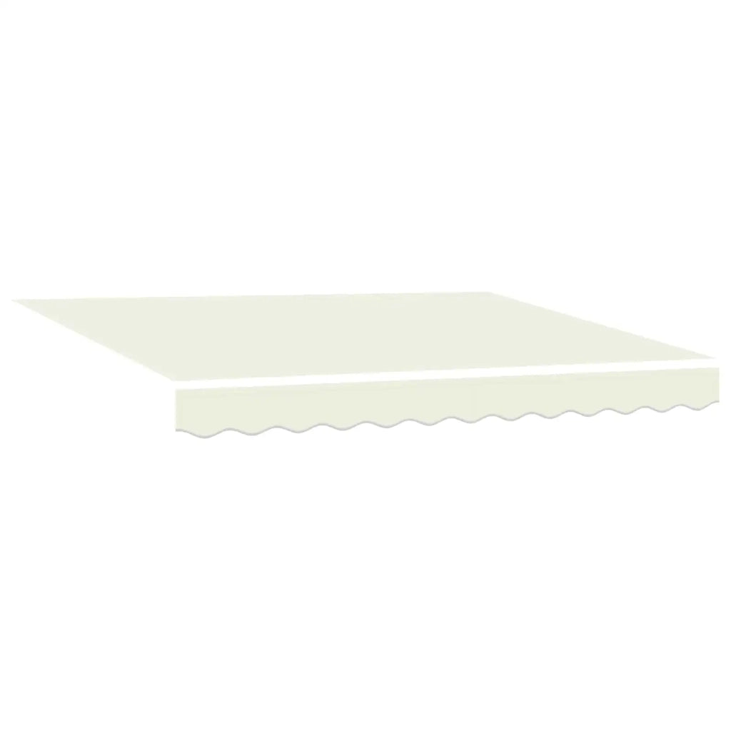 Cornice per Tenda Manuale con LED-Telaio per tendalino manuale Crema e Antracite 3,5 x 2,5 m