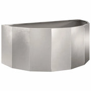 Fioriera | Cassetta per fiori | Vaso Argento 90 x 45 x 35 cm Acciaio inossidabile