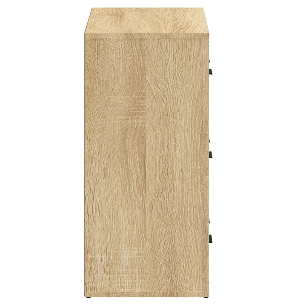 Credenze 2 pz | Madia | Buffet da pranzo | Armadio da pranzo Rovere Sonoma in Legno Multistrato