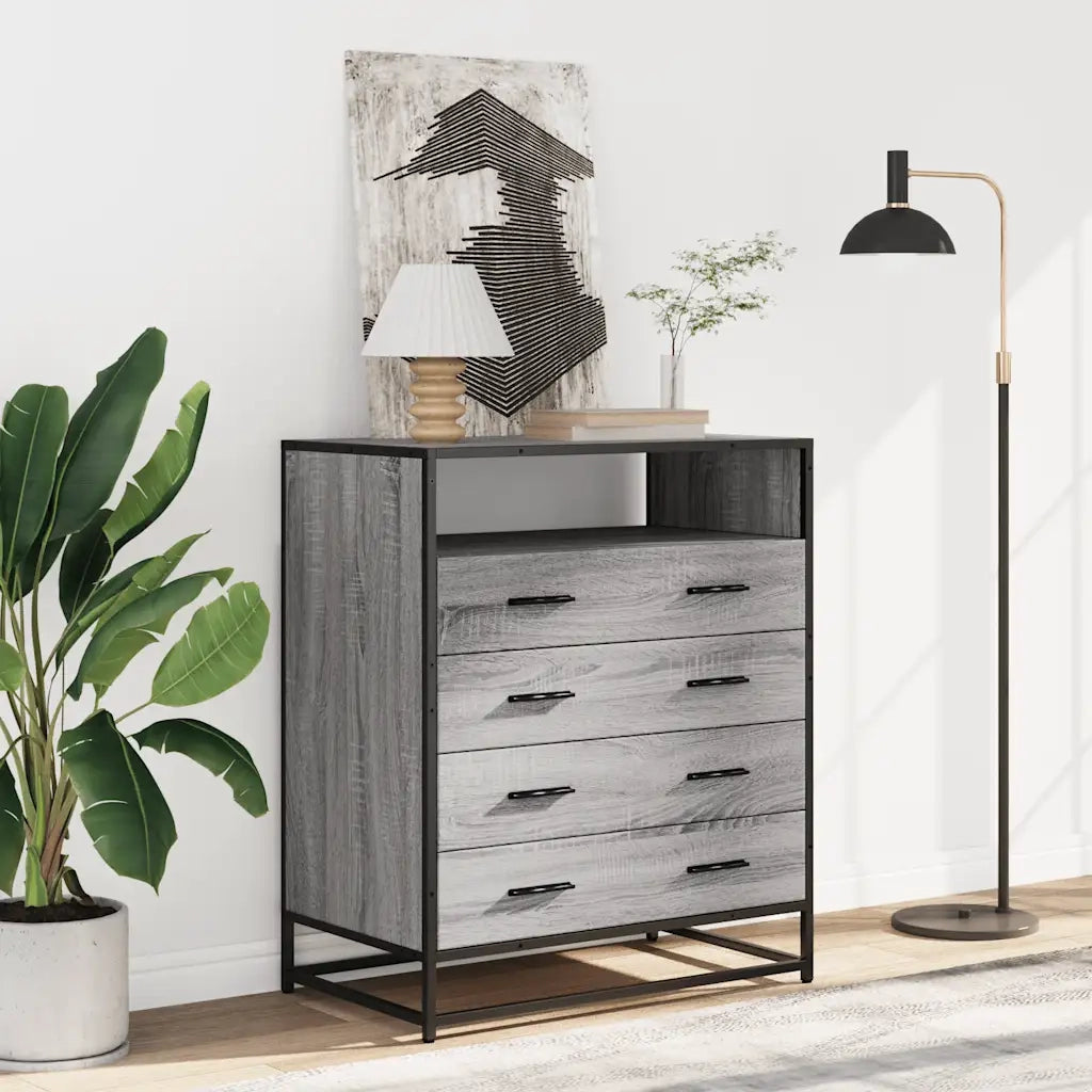 Cassettiera Grigio Sonoma 70x41x83,5 cm in Legno Multistrato CFW5911146
