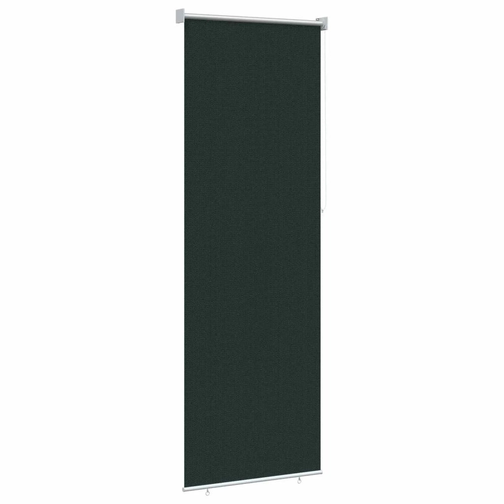 Tenda a Rullo Esterno Blocco UV 90% Verde Scuro 80 x 230 cm 42036026
