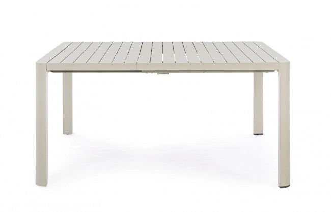 Tavolo Allungabile Alluminio Bianco Moderno da Esterno - HIDDEN