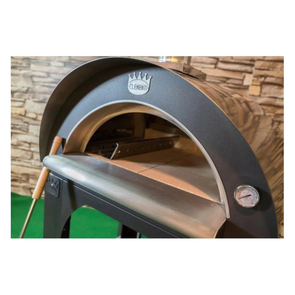 FORNO A LEGNA PULCINELLA 100X87XH200CM CON TETTO