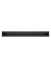 Griglia di ventilazione per camino Nera- Loft 60x600