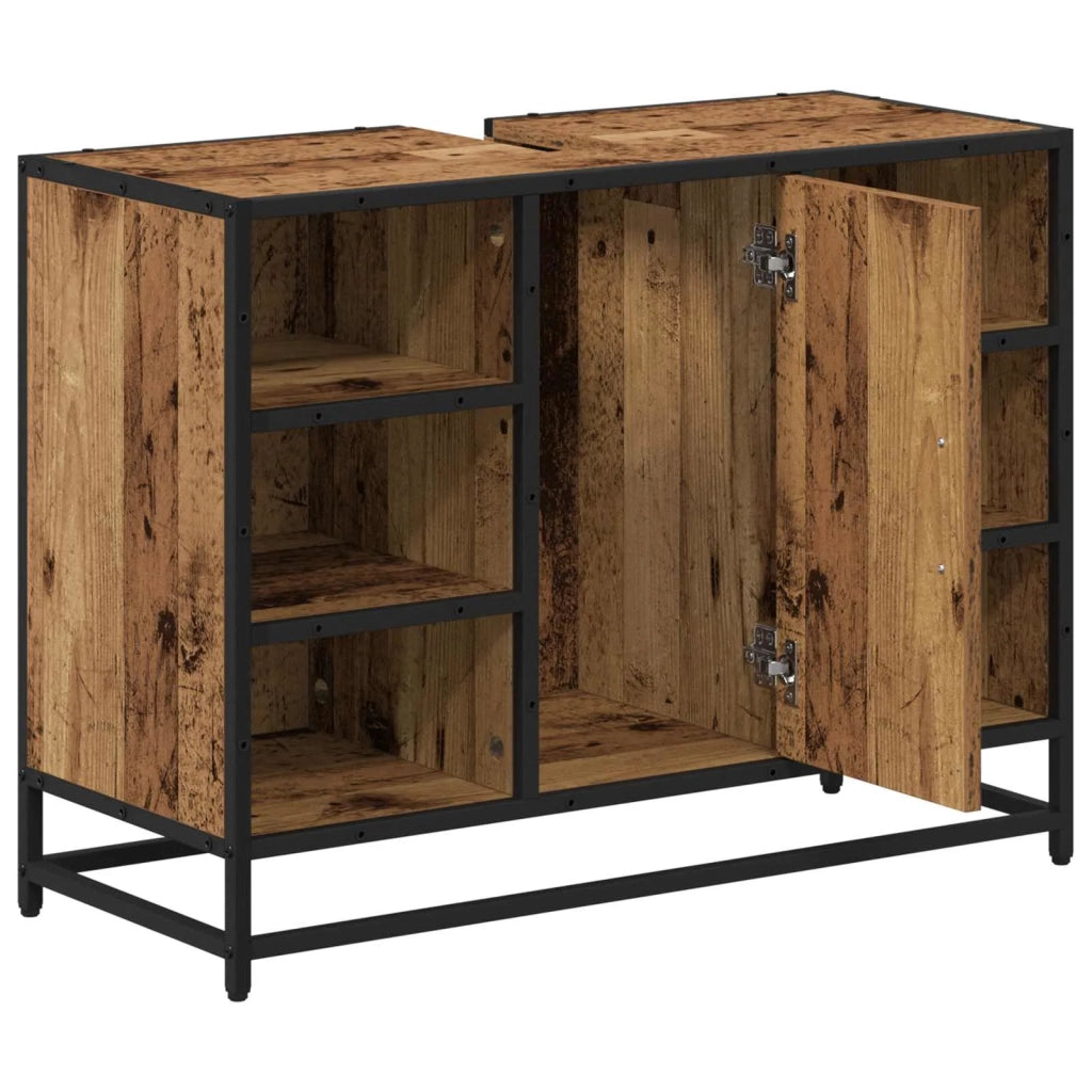 Mobile da Bagno Legno vecchio 80 x 33 x 60 cm Legno multistrato 883637
