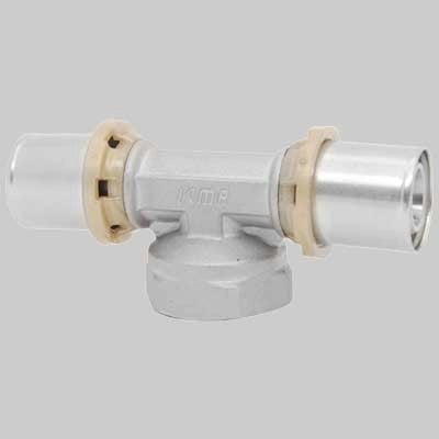 RACCORDO A TEE FEMMINA A PRESSARE  26 x 1 x 26     ICMA