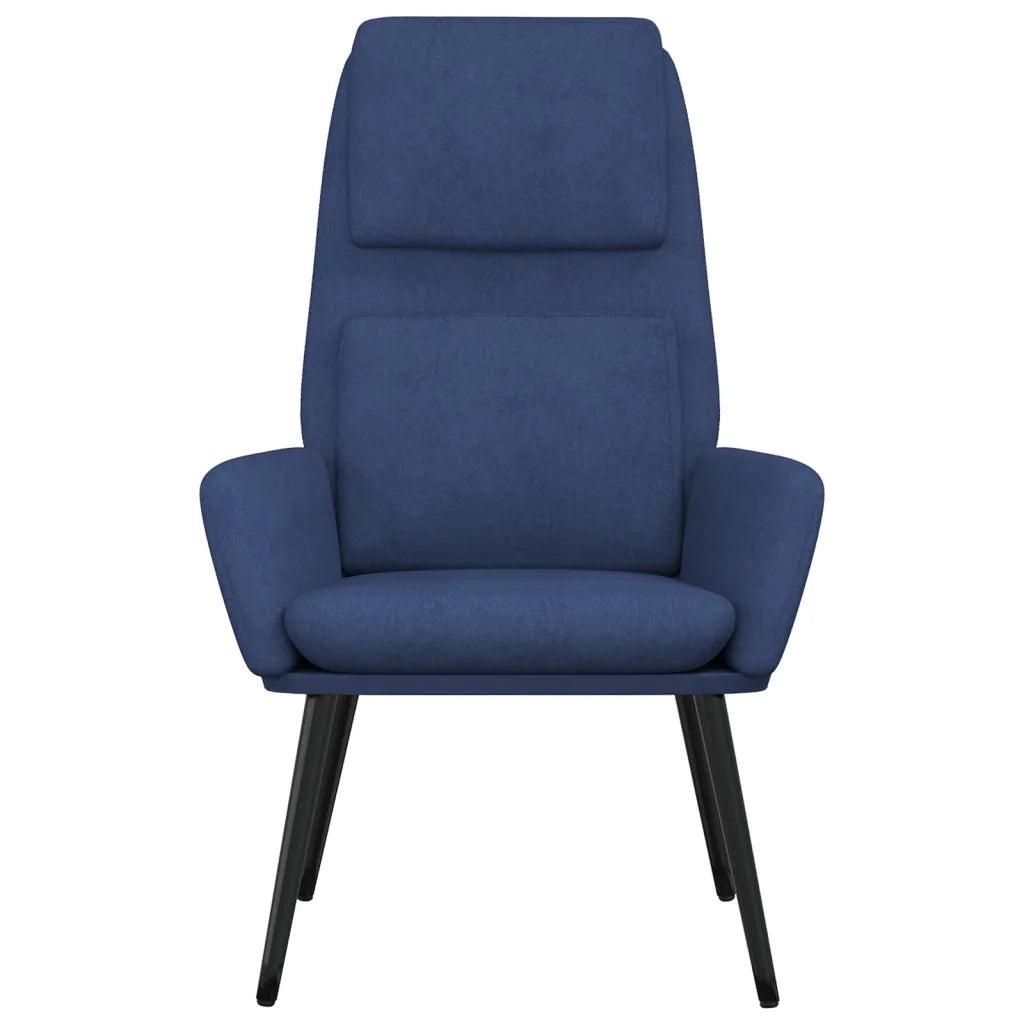 Sedia Relax Blu in Tessuto 341316