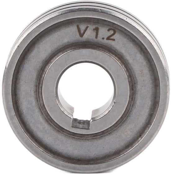 Rulli da trasporto di lamiere - Ruota di trasporto di lamiere in acciaio inossidabile - Guide di saldatura lisce - 1,2 mm - Procedimento di saldatura semplice - Adatto per saldatrici...