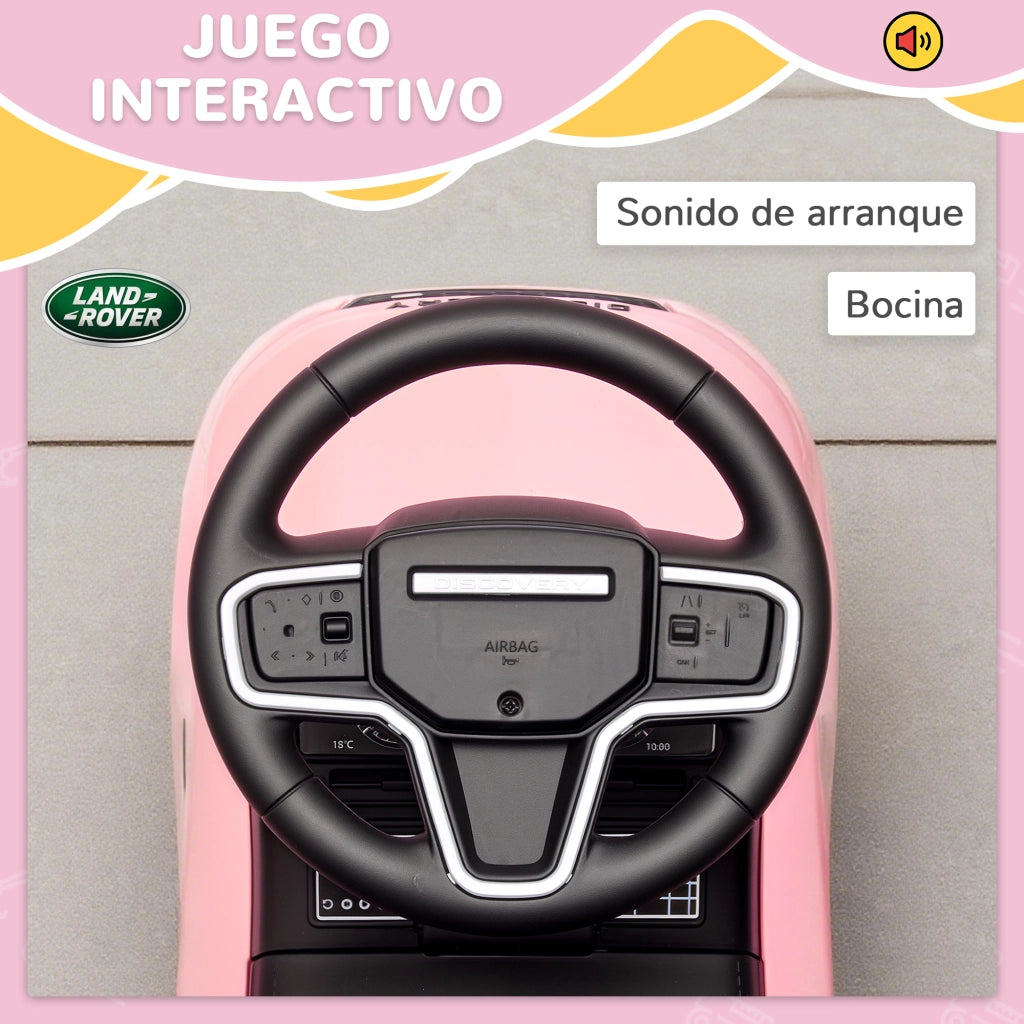 Macchinina Cavalcabile Land Rover ¨C Xylo ¨C Rosa con Clacson e Suoni Motore 18-36 Mesi
