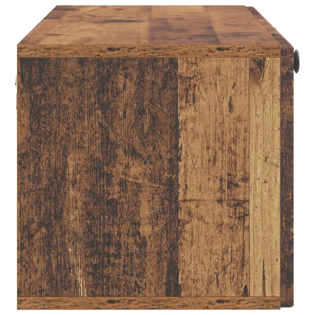 Mobile Porta TV da Muro Legno antico 98 x 31 x 30 cm