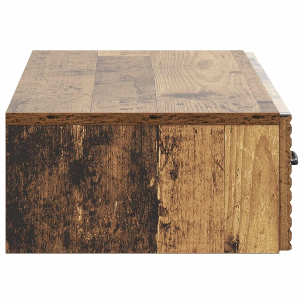 Tavolino da Parete Laterale Legno antico 87,5 x 34,5 x 17 cm 898673