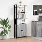 Armadio per Libri Grigio Sonoma 60 x 24 x 161 cm