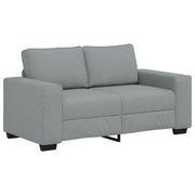 Divano | Divano da soggiorno | Sofa a 2 Posti Grigio Chiaro 160x77x82 cm in Tessuto