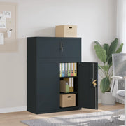 Armadio Classificatore Antracite 90x40x130 cm in Acciaiocod mxl 77522
