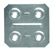 PIASTRINA DI GIUNZIONE FERRO ZINCATO 200 PZ.  mm. 40x40