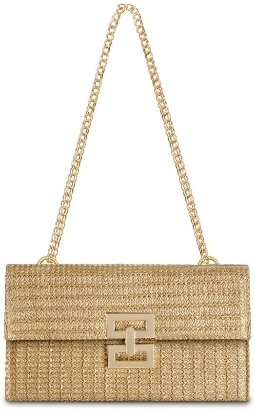 Borsa da Spiaggia Vintage con Cinturino Opportuno per Donne, Tote Bag con Cinturino Opvolgibile per Viaggi di Vacanza Estivi