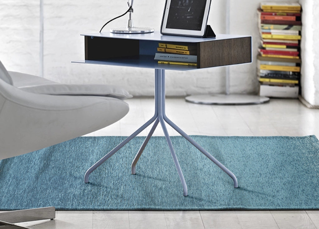 Tappeto Velour Antiscivolo Da Camera E Salotto Disegno Giove Jeans By Suardi - 175x240 cm - Jeans