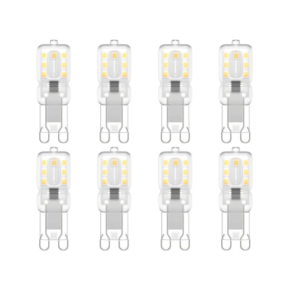 Trade Shop - Lampadina Per Faretto 2w Led 2 Smd 3535 Attacco G9 Luce Bianca Fredda Calda 220v - -bianco Caldo      -