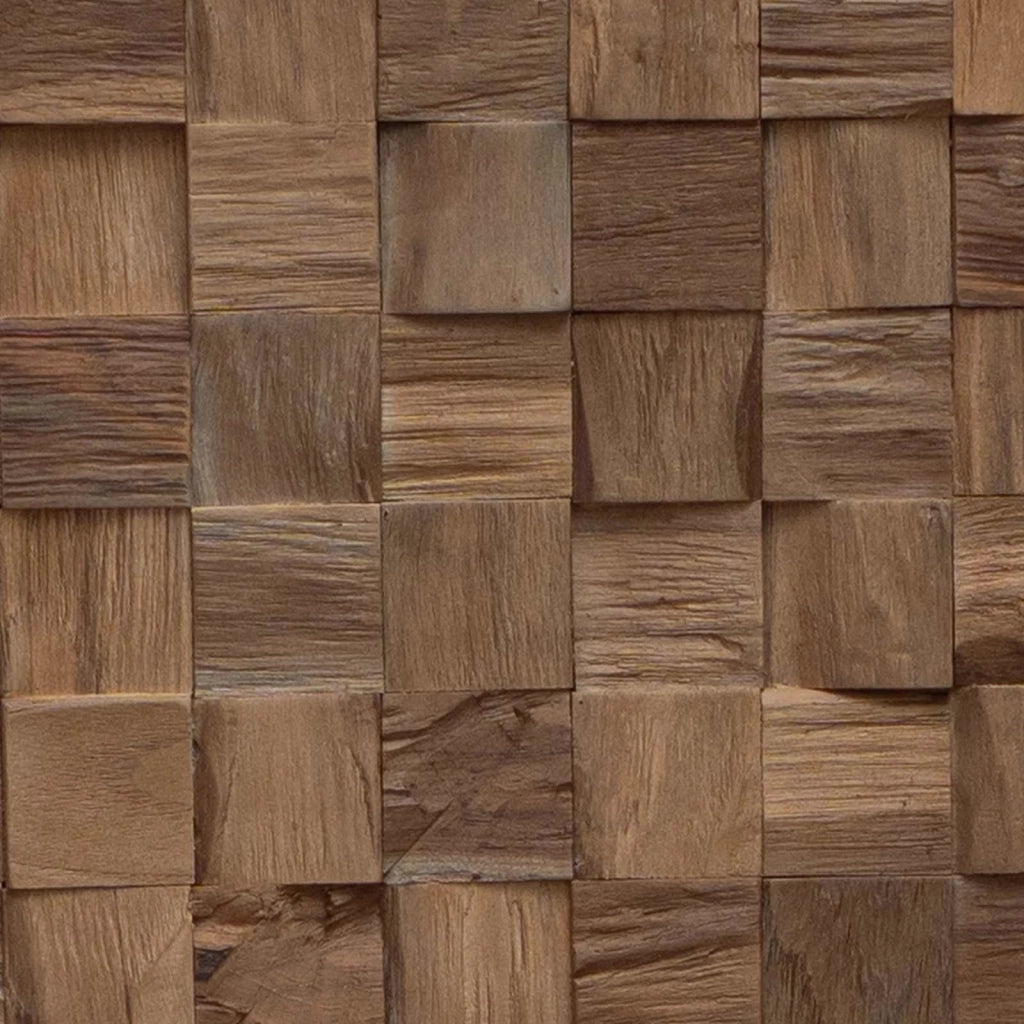 Testiera Naturale Legno di teak solido