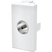 PRESA TV PASSANTE ABM - BIANCO MM 9,5- 8 pezzi