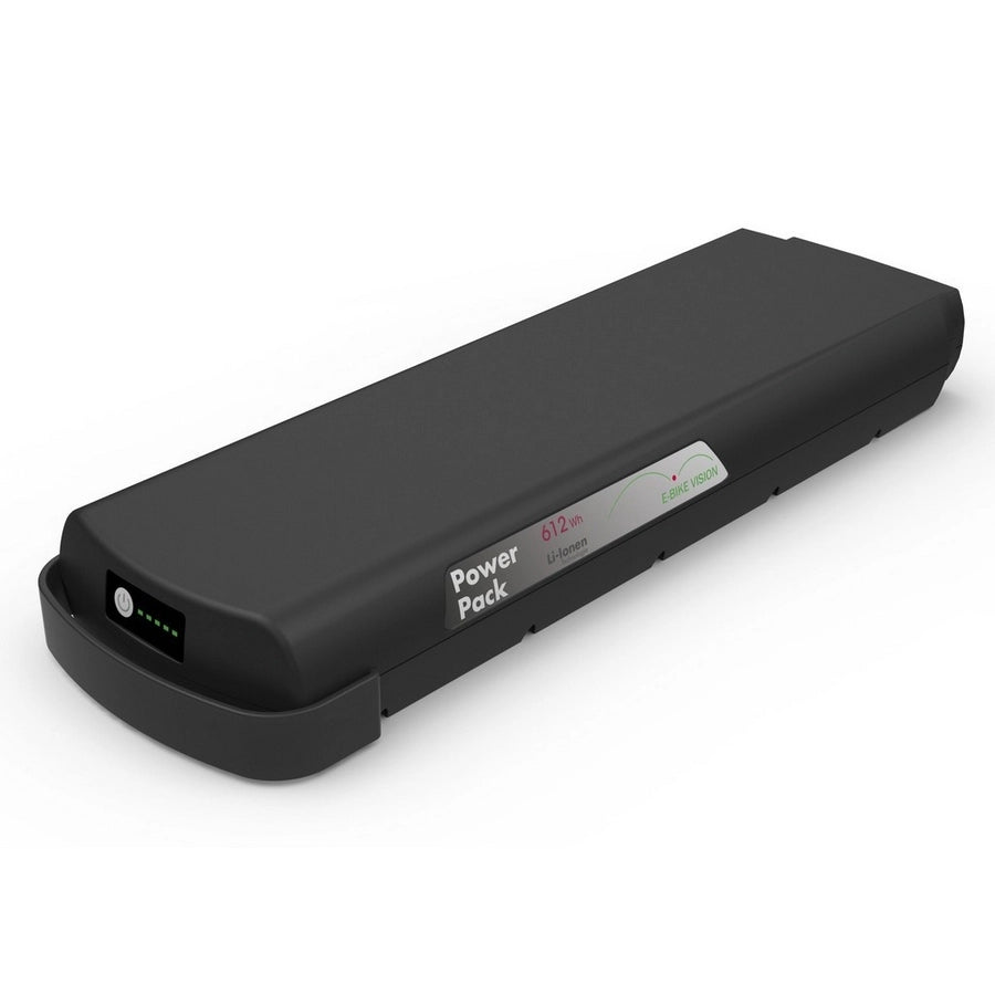 E-bike vision batteria powerpack 612wh al portapacchi bosch 36v/17ah classic line
