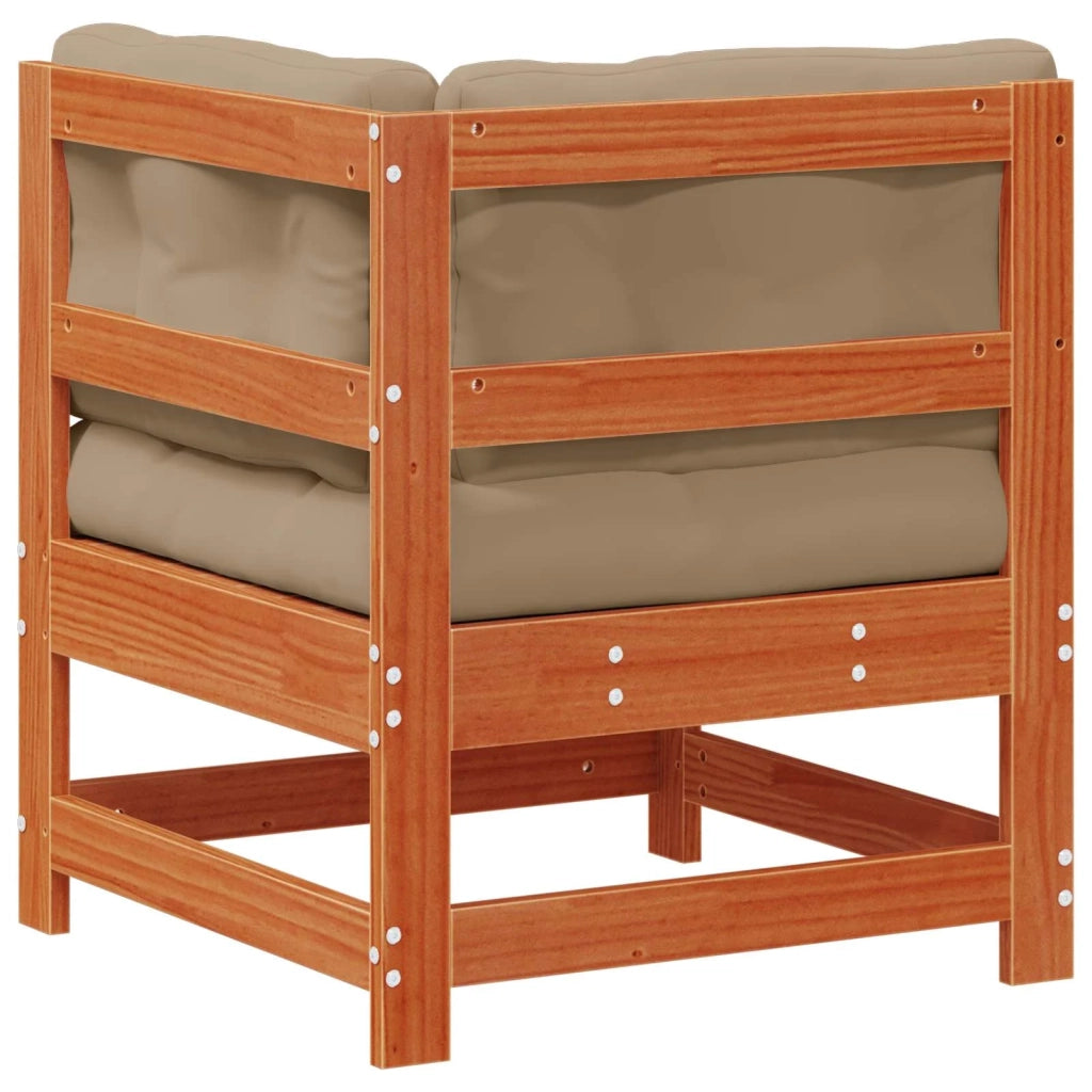 Divano Angolare da Giardino-Sofa da giardino Legno Massello di Pino 858711