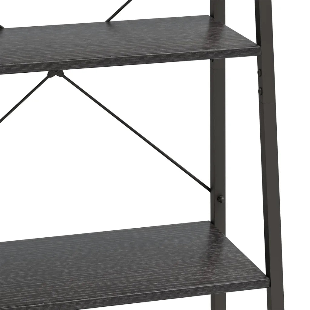 Scaffale Autoportante con 5 Ripiani Nero 56x35x174 cm CFW5421404