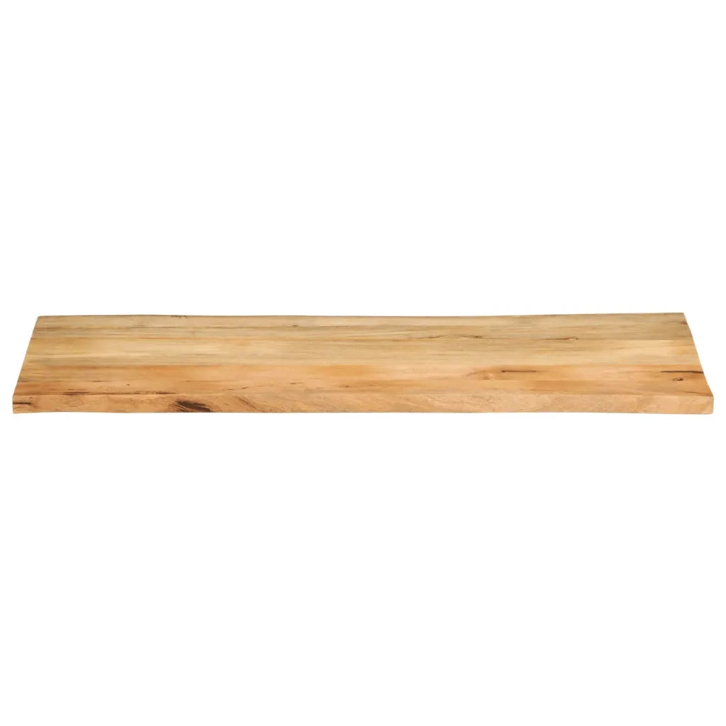 vidaXL Piano Tavolo 140x60x2,5 cm Bordi Vivi in Legno Massello Mango