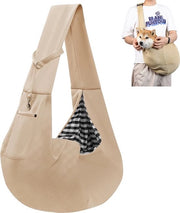 Porta cani - Zaino per cani - Impermeabile - Porta cani - Borsa per gatti - Zaino per cani - Porta animali per piccoli cani in viaggio - Porta animali - Massimo 10 kg - Porta cani - Per gatti, cani e animali domestici - Khaki