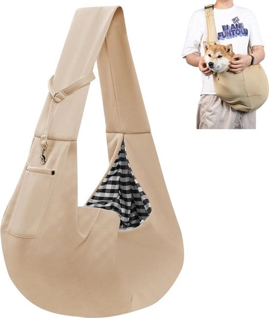 Porta cani - Zaino per cani - Impermeabile - Porta cani - Borsa per gatti - Zaino per cani - Porta animali per piccoli cani in viaggio - Porta animali - Massimo 10 kg - Porta cani - Per gatti, cani e animali domestici - Khaki