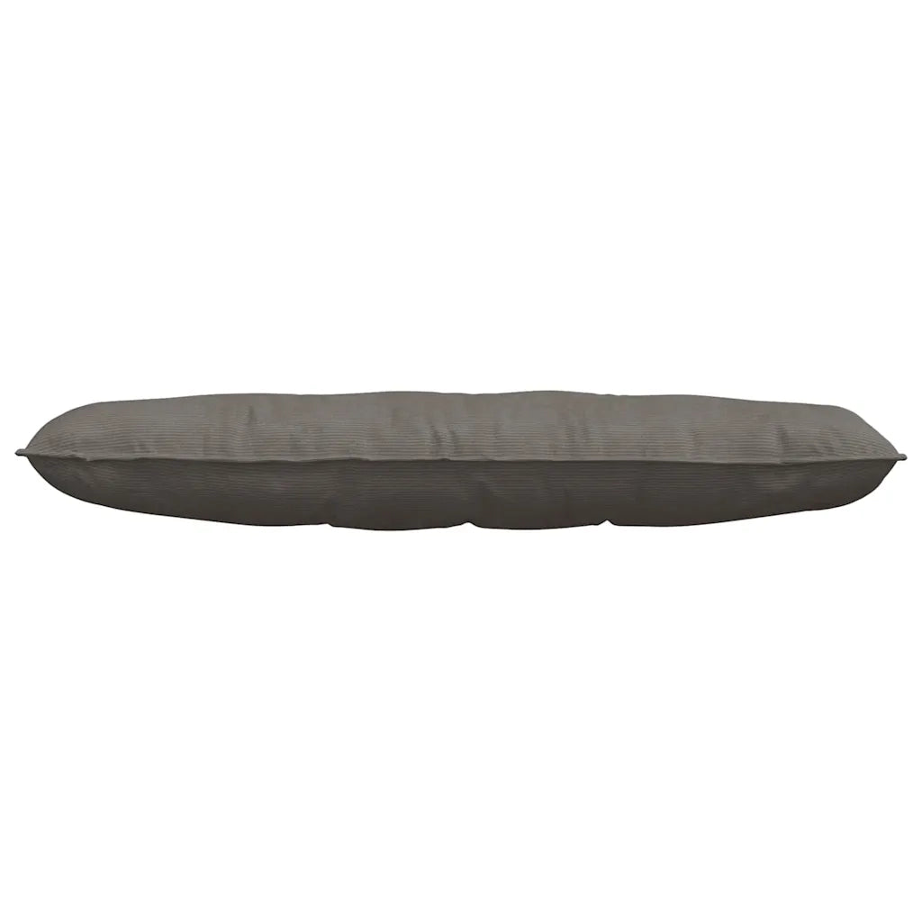 Cuscino per Schiena Grigio chiaro 140 x 50 cm Tessuto in Cords 42014865