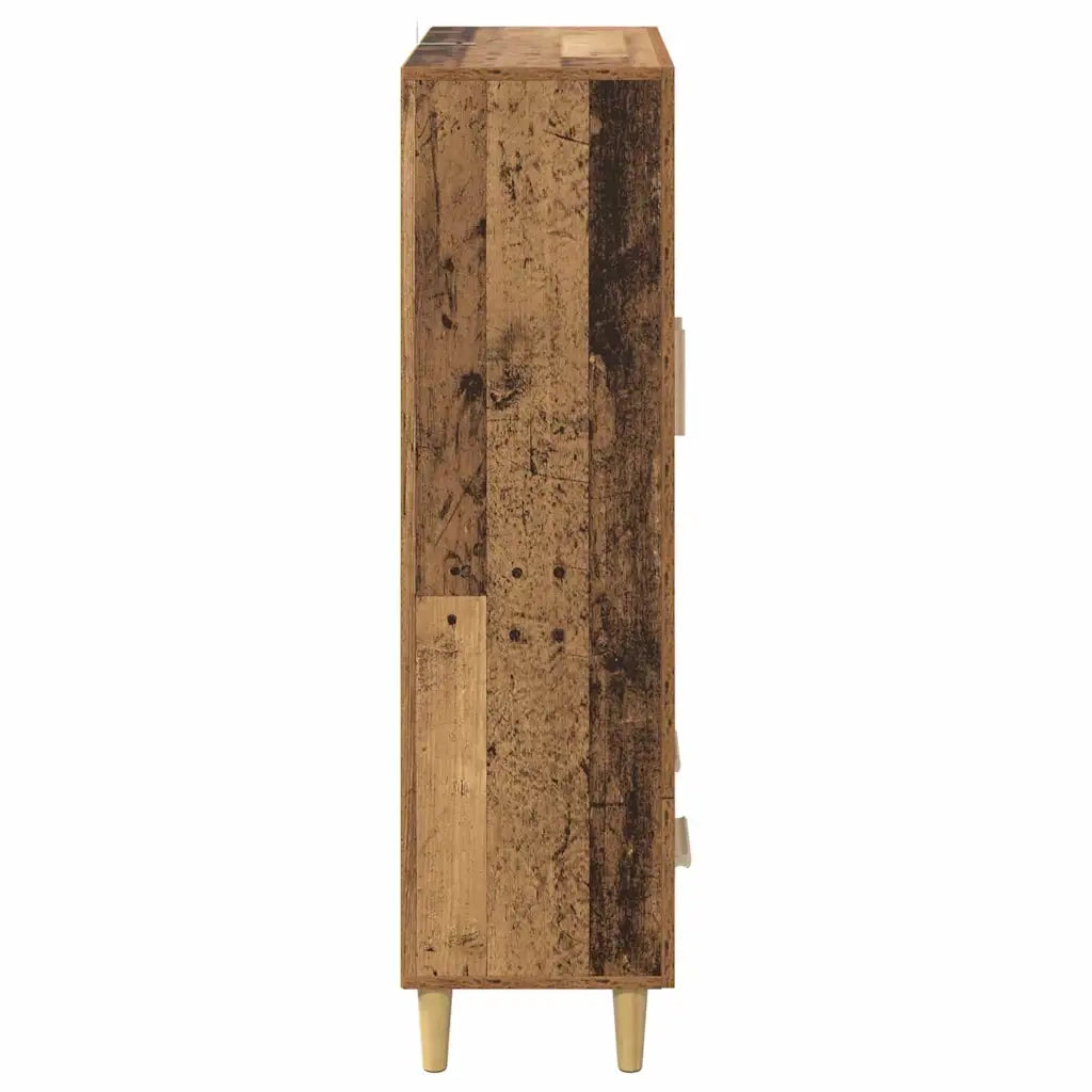 Credenza-Buffet-Armadio da cucina Legno vecchio 70 x 31 x 115 cm Legno multistrato