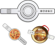 Mat di cottura in silicone per Dutch Oven - 1 pezzo - Rosso - Silicone