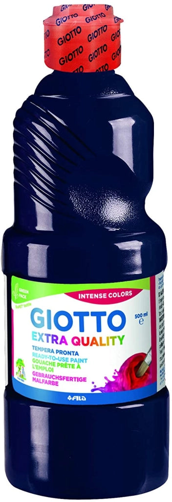 GIOTTO TEMPERA 500ML NERO LAVABILE SENZA GLUTINE