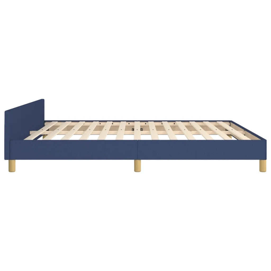 Giroletto senza Materasso Blu 160x200 cm in Tessuto 3124909