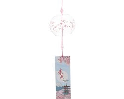 Accessori per giardino in stile giapponese - Campana di vetro per giardino - Maniglione per decorazione esterna - Accessorio per Feng Shui - Leggero e portatile - Decorativo - Giocattolo per vento