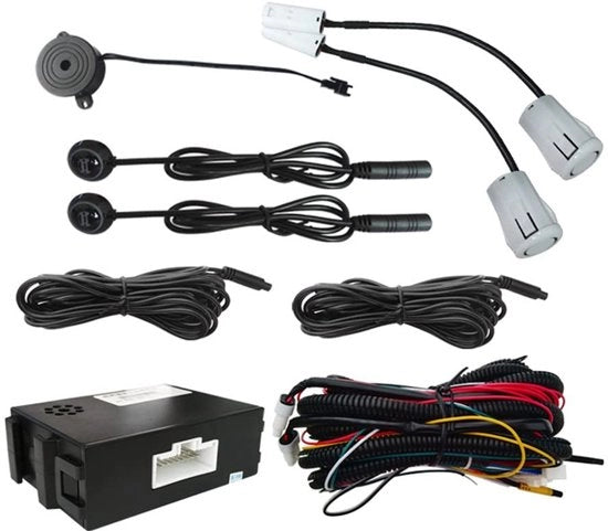 Sistema di Monitoraggio Vlaky - Rilevamento Ultrasonico - Nero - Kit di Rilevamento Radar - Guida Sicura - Tecnologia Avanzata